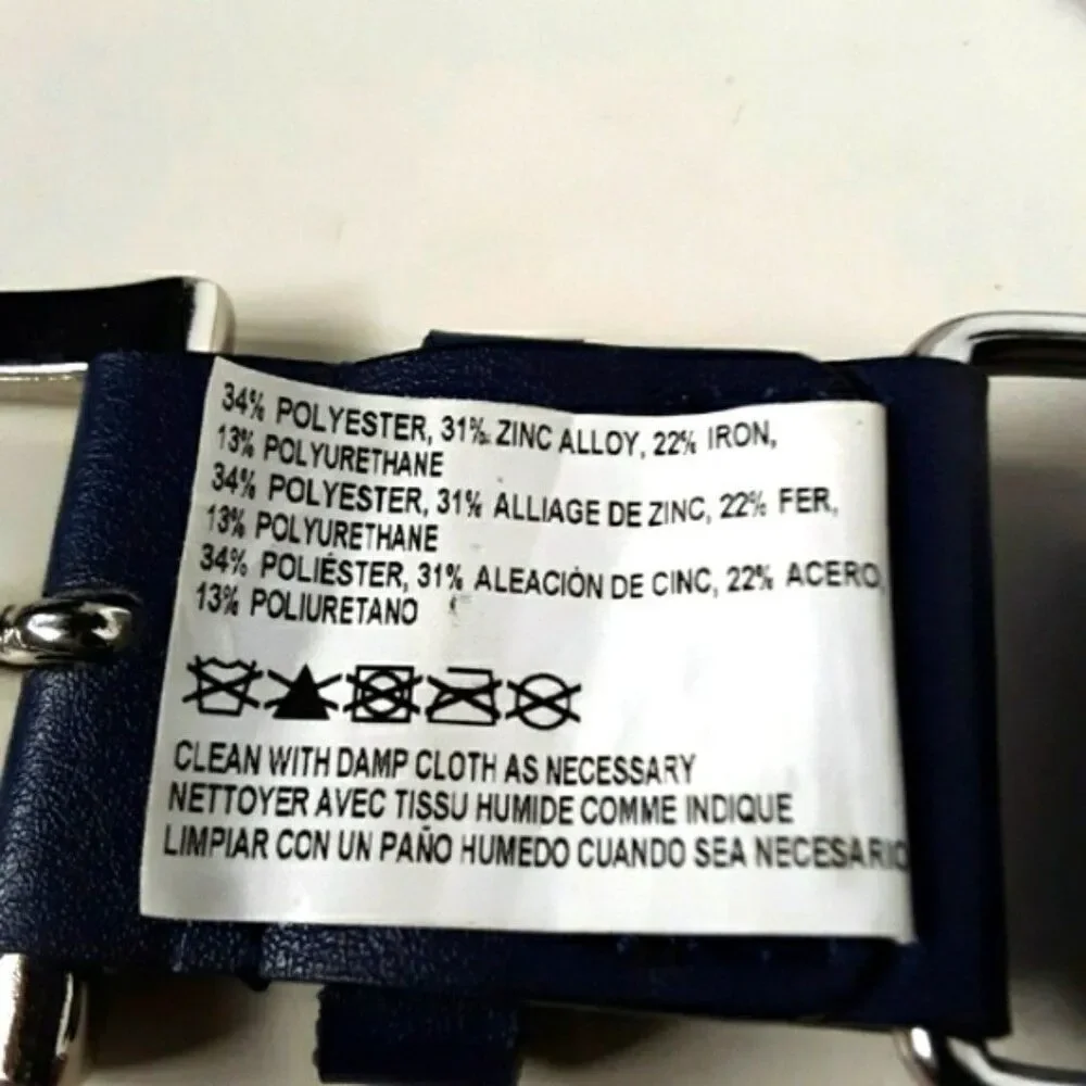 Nike Baseball/Football Men Adjustable stretch Blue Belt